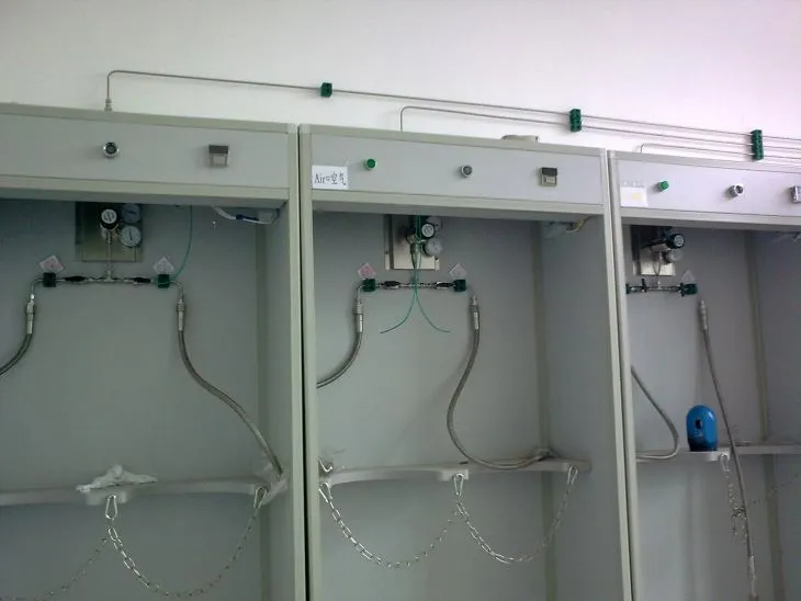 ল্যাবরেটরি রুমের জন্য ল্যাব বেন্ট্রাল গ্যাস সরবরাহ